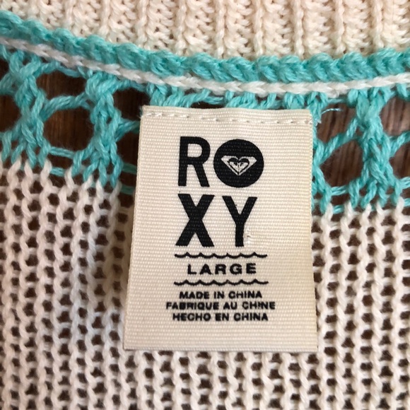 Adorable Roxy Sweater! Size Large! 🌊☀️ - Picture 2 of 7